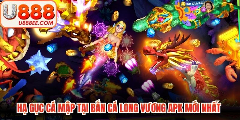 Hạ gục cá mập tại bắn cá Long Vương APK mới nhất 